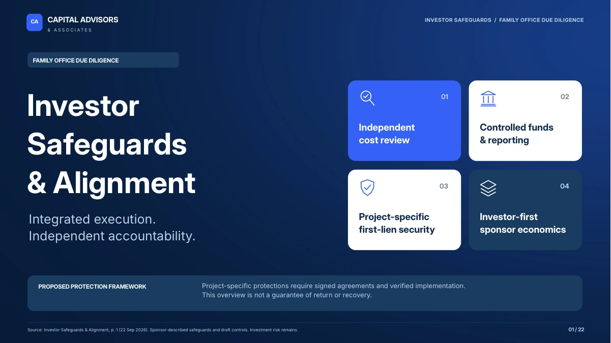 Investor Safeguards and Alignment overview